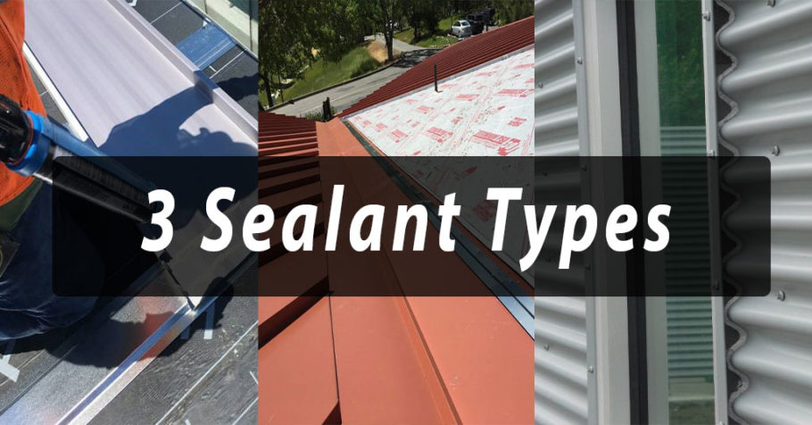 3 sealant types for metal roofing and siding