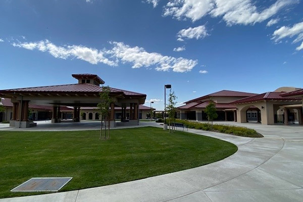 22 gauge Design Span® hp in Colonial Red on the Cordes Elementary School in Mountain House, CA