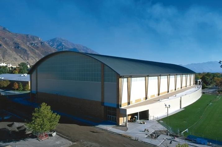 BYU Football Indoor Practice Facility Curved Span-Lok