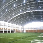 BYU Football Indoor Practice Facility Curved Span-Lok