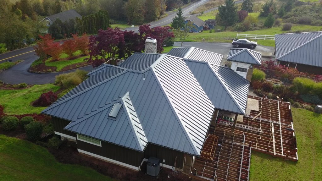 Re-roof project in Kalama WA