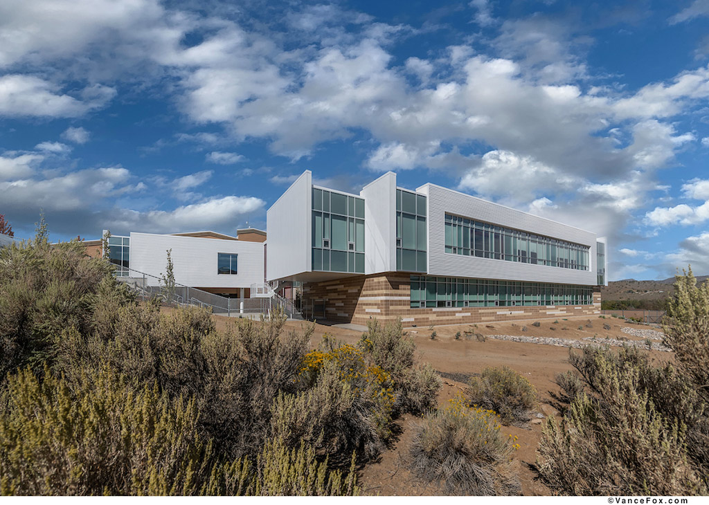 Eagle Valley Middle School in Carson City, NV featuring AEP Span Metal Roofing