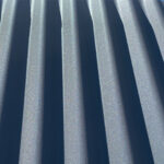 Natural Matte color on Corrugated metal siding panel