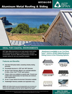 Aluminum Metal Roofing and Siding