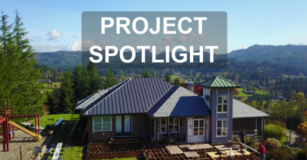 Re-roof project in Kalama, WA