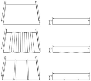 Span-Lok hp Panels - Line Drawing