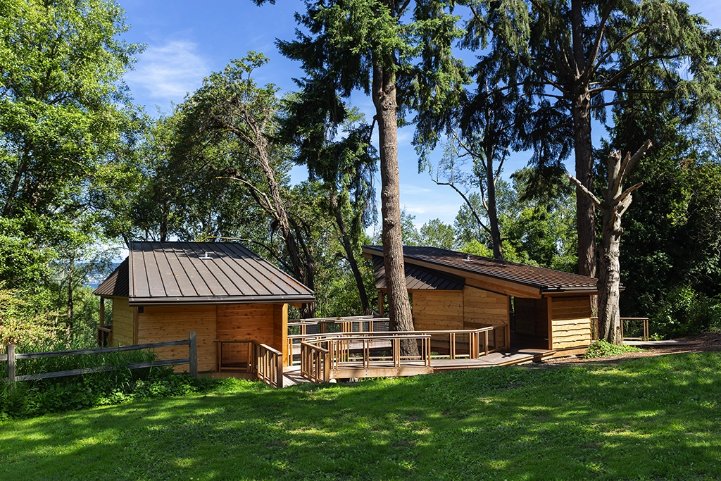 The Villa Academy Treehouse featuring AEP Span Metal Roofing