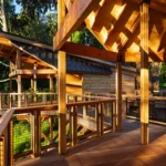 The Villa Academy Treehouse featuring AEP Span Metal Roofing