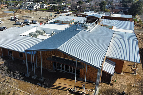 ZINCALUME Metal Roofing Land Mark Square Senior Center